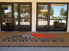 Custom Made Logo Mat Purchased On GSA Contract - Joshua Tree Dining Facility Edwards Air Force Base