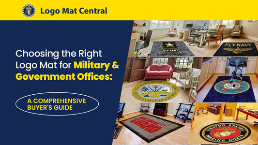 Military and government logo mats by Logo Mat Central.