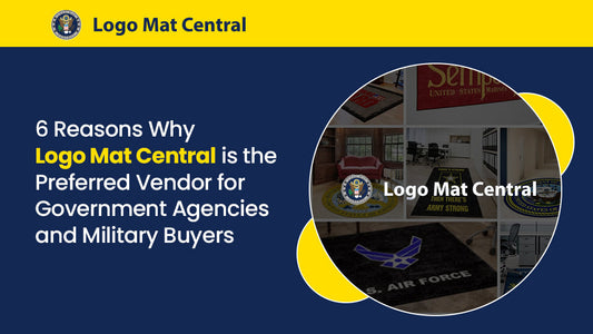 Logo Mat Central trusted by military and agencies.