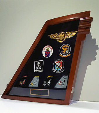 Precision Carved Mahogany Shadow Box