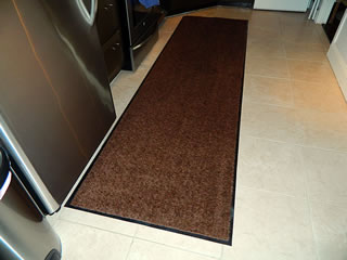 Carpet Mat Pro - Entry Carpet Mat Hall Runner Product Close Up Kitchen 3x10 Brown