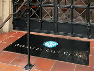 Frontline All Rubber Logo Mat - Berkeley City Club