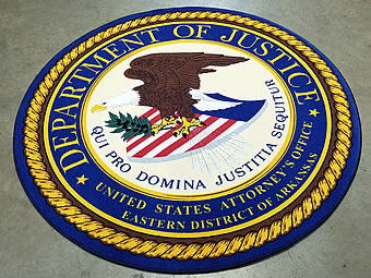 High Definition Logo Area Rug - US Attorney Eastern District of Arkansas