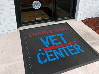 High Definition Super Vinyl Logo Mat - Vet Center Tampa Florida