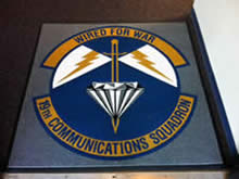 Custom Made Logo Mat Purchased On GSA Contract - 19th Communications Squadron