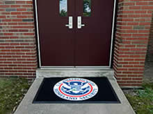 Custom Made Logo Mat Purchased On GSA Contract - Department Of Homeland Security - Kansas City Kansas