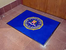 Custom Made Logo Mat Purchased On GSA Contract - Federal Bureau Of Investigation Newark New Jersey