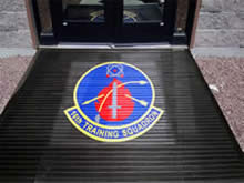 Custom Made Logo Mat Purchased On GSA Contract - 16th Training Squadron Holliman Air Base Alamagordo New Mexico