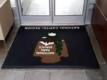 Custom Made Logo Mat Purchased On GSA Contract - National Park Service National Capitol Region
