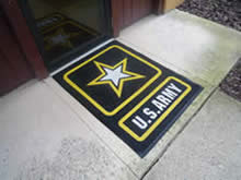 Custom Made Logo Mat Purchased On GSA Contract - United States Army Recruiting Office Wheeling West Virginia