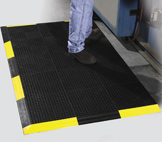 Work Space Modular - Flow Through Drainage Mat for Industrial Work Areas