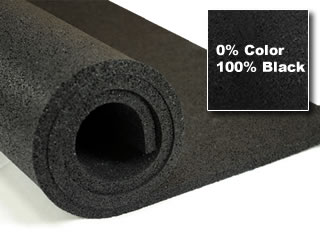 Compression King Rubber Gym Flooring - Black Roll Goods