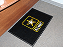 Custom Made Flocked Logo Mat US Army of Fort Dix New Jersey