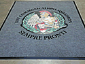 Custom Made Graphics Inset Logo Mat 31st Communications Squadron of Aviano AFB Italy