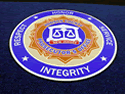 Custom Made Graphics Inset Logo Mat Hudson County Prosecutors Office of Jersey City New Jersey 01