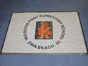 Custom Made Graphics Inset Logo Mat Iriqouis Point Elementary School of Hawaii