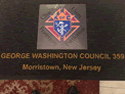 Custom Made Graphics Inset Logo Mat Knights Of Columbus George Washington Lodge of Morristown New Jersey
