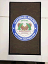 Custom Made Graphics Inset Logo Mat National Police Defense Foundation of Morganville New Jersey