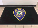 Custom Made Graphics Inset Logo Mat Police Department Ramapo of Suffern New York 02