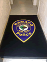 Custom Made Graphics Inset Logo Mat Police Department Ramapo of Suffern New York 03