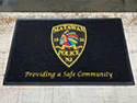 Custom Made Graphics Inset Logo Mat Police Department of Matawan Borough New Jersey