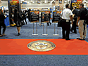 Custom Made Graphics Inset Logo Mat Police Security Expo of Atlantic City New Jersey 01