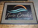 Custom Made Graphics Inset Logo Mat Twin Creek RV Resort of Gatlinburg Tennessee 01