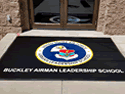 Custom Made Graphics Inset Logo Mat US Air Force Leadership School of Buckley AFB Colorado