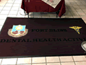 Custom Made Graphics Inset Logo Mat US Army Dental Health Activity of Fort Bliss Texas 01