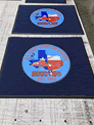 Custom Made Graphics Inset Logo Mat US Coast Guard Base Houston Texas