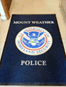 Custom Made Graphics Inset Logo Mat US Department of Homeland Security of Mount Weather Virginia 01