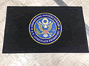 Custom Made Graphics Inset Logo Mat US Department of State US Consulate of Frankfurt Germany