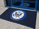 Custom Made Graphics Inset Logo Mat US Department of State US Embassy of Tegucigalpa Honduras 02