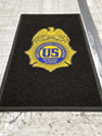 Custom Made Graphics Inset Logo Mat US Drug Enforcement Administration of Hattiesburg Mississippi