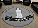 Custom Made Graphics Inset Logo Mat United States Penitentiary Lewisburg of Lewisburg Pennsylvania