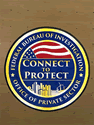 Custom Made High Definition Logo Rug Federal Bureau of Investigation of Washington, DC