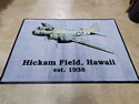 Custom Made High Definition Logo Rug US Air Force of Hickam Field Hawaii