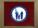 Custom Made High Definition Logo Rug US Army National Guard Family Support of Boise, Idaho