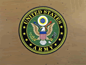 Custom Made High Definition Logo Rug US Army Office of the Deputy Chief of Pentagon, Washington DC