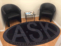 Custom Made Logo Rug Ask Electrical Contracting of Woodside Queens