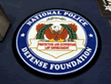 Custom Made Logo Rug National Police Defense Foundation of Morganville New Jersey