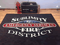 Custom Made Logo Rug Sublimity Fire Department of Sublimity Oregon 02