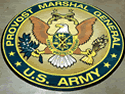 Custom Made Logo Rug US Army Provost Marshall of Washington DC