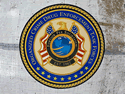 Custom Made Logo Rug US Drug Enforcement Administration Organized Crime Task Force of Baltimore Maryland