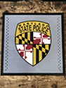 Custom Made Super Vinyl Logo Mat Maryland State Police of Baltimore Maryland