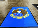 Custom Made Super Vinyl Logo Mat US Air Force 22nd Operations Support Squadron of McConnell AFB Kansas