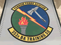 Custom Made Super Vinyl Logo Mat US Air Force 353d Battle Airmen Training Squadron of JBSA Texas