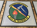 Custom Made Super Vinyl Logo Mat US Air Force 353rd_Combat Training Squadron of Eielson Air Force Base Alaska