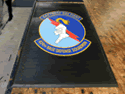 Custom Made Super Vinyl Logo Mat US Air Force 824th Base Defense Squadron of Moody AFB Georgia