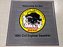 Custom Made Super Vinyl Logo Mat US Air National Guard 189th Engineer Squadron of Gowen Field Boise Idaho